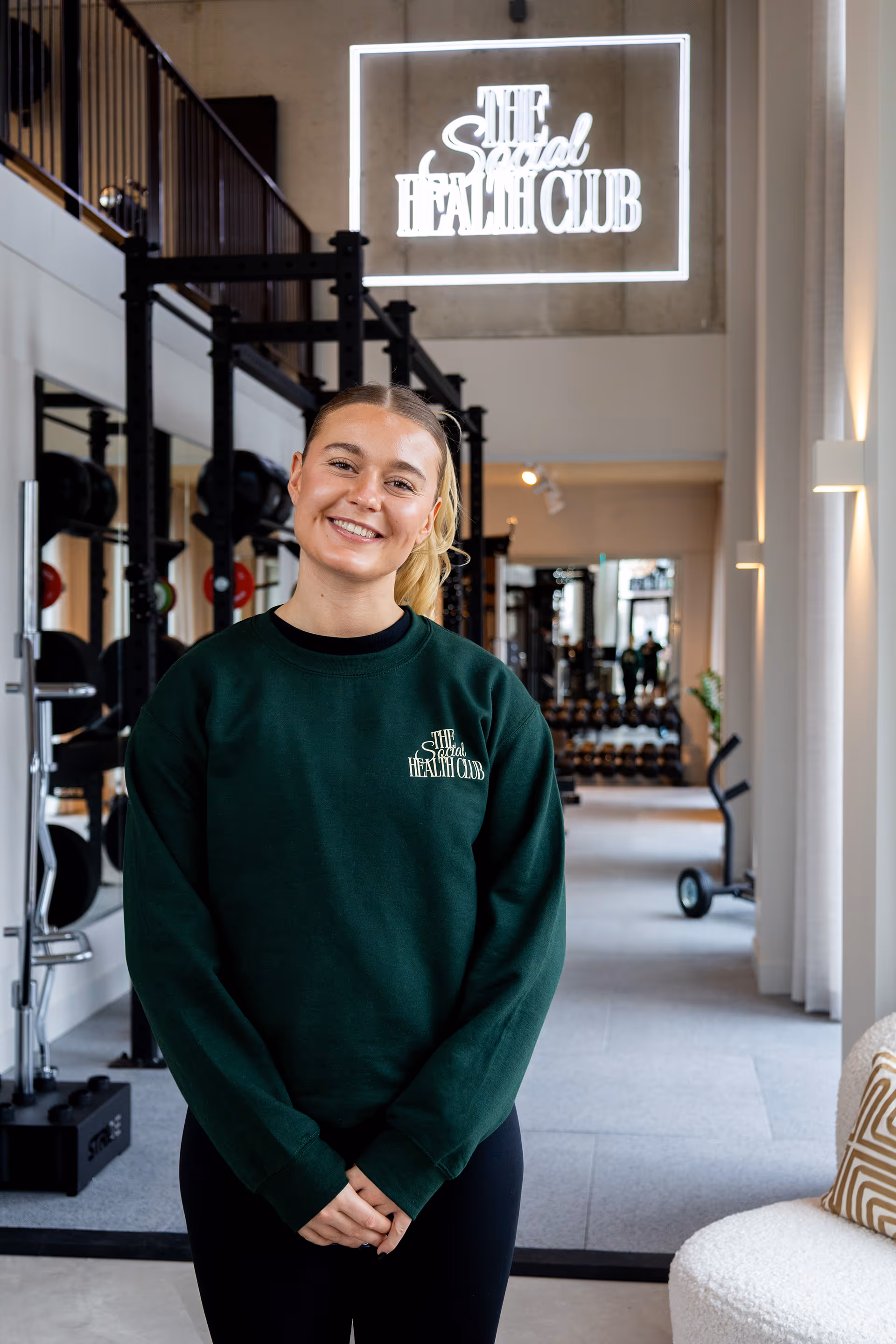 Jasmine, coach bij The Social Health Club